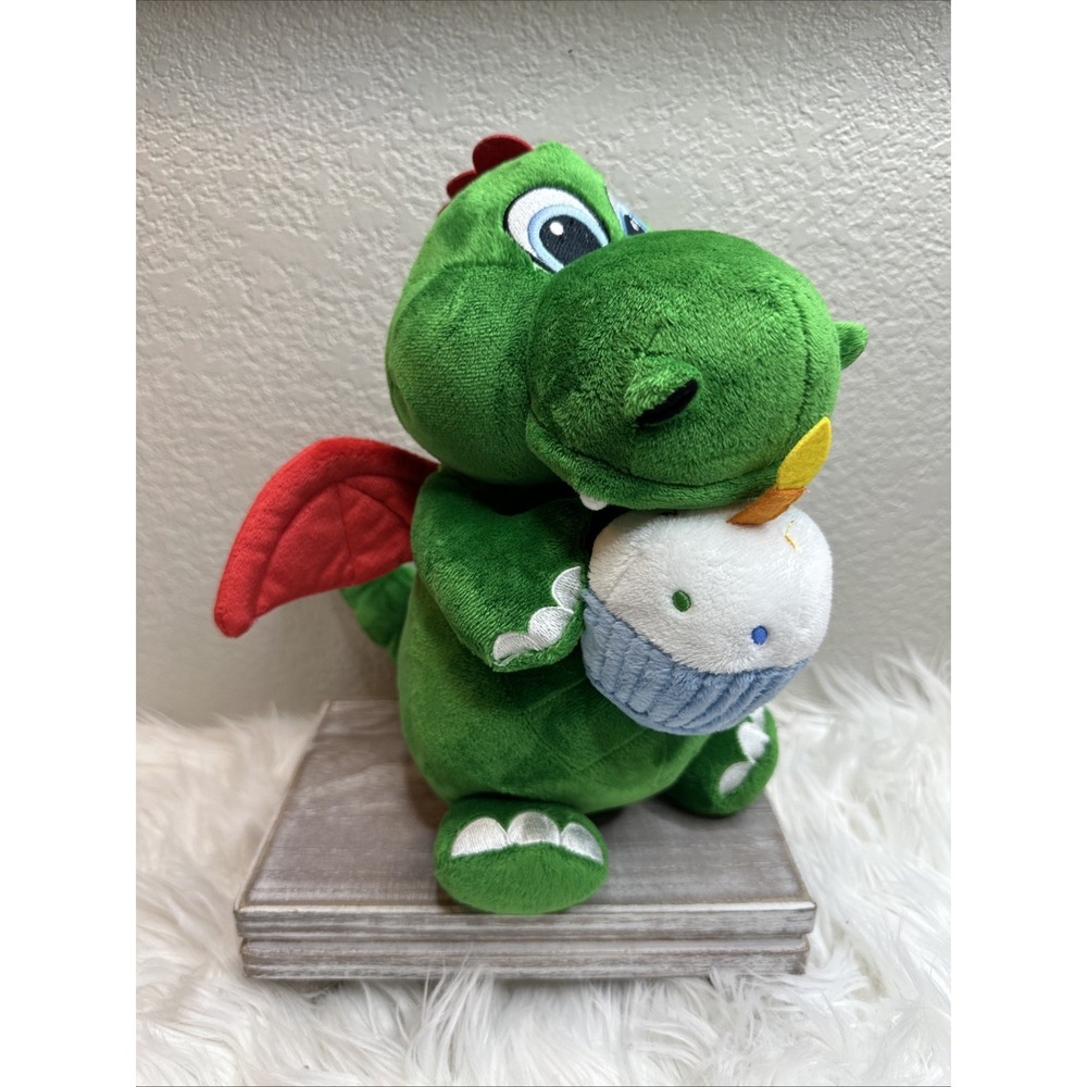 $22 🌙 Legoland Plush Ollie the Dragon Cupcake Birthday Candle Stuff Animal